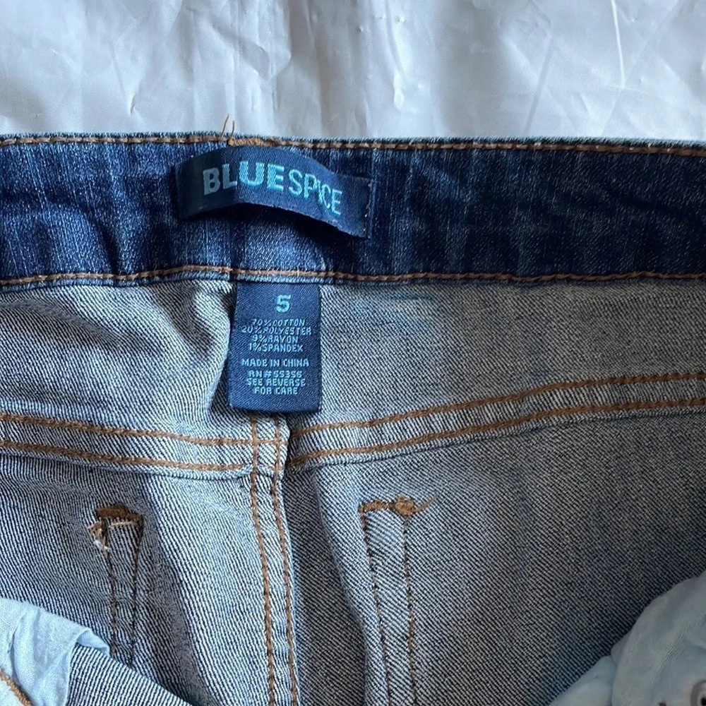 ๐ Blue Spice Womenโs Blue Skinny Jeans - Size 5๐ - Picture 8 of 9
